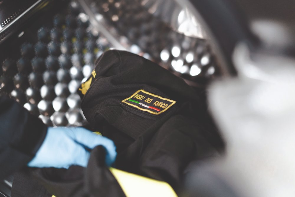 abbigliamento vigili del fuoco da lavare